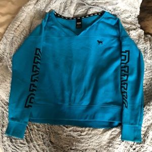 Blue oversized sweatshirt from vs-pink